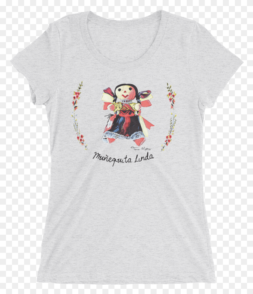 798x939 Linda Mexican Doll Ladies39 T Shirt Wonder Woman, Clothing, Apparel, T-shirt HD PNG Download