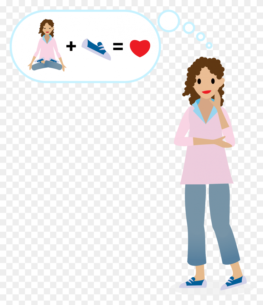 1357x1591 Linda Rosenberg Standing In Contemplation Thought Cartoon, Person, Human, Female HD PNG Download
