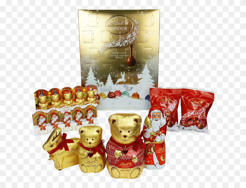 626x580 Lindt Christmas Hamper, Tin, Sweets, Food HD PNG Download