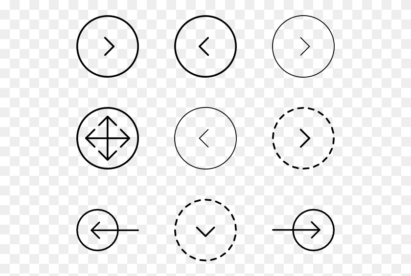 529x505 Line Arrow Icons Arrow Button Design, Gray, World Of Warcraft HD PNG Download