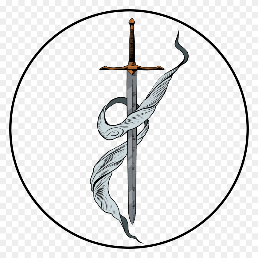 2840x2840 Line Art, Weapon, Weaponry, Sword HD PNG Download