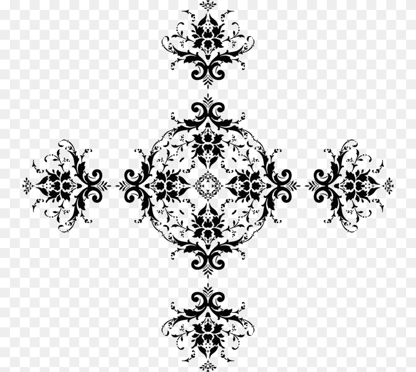 750x750 Line Art Silhouette Drawing Christian Cross Symmetry Silhouette, Pattern, Nature, Outdoors, Accessories Transparent PNG