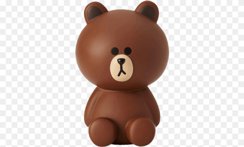 325x506 Line Friends Line Friends Coin Bank Vippng Teddy Bear, Plush, Toy, Nature, Outdoors Sticker PNG