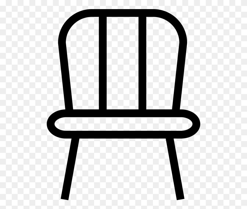 523x651 Line Icon Office Chair, Gray, World Of Warcraft HD PNG Download