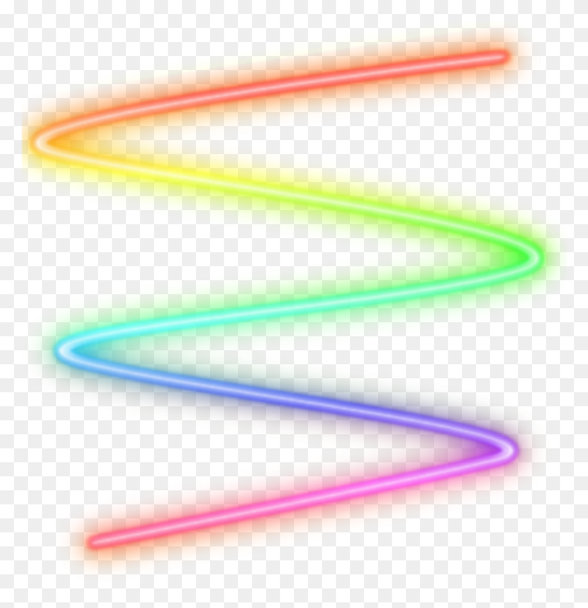903x936 Line Linha Tumblr Neon Spiral, Light HD PNG Download