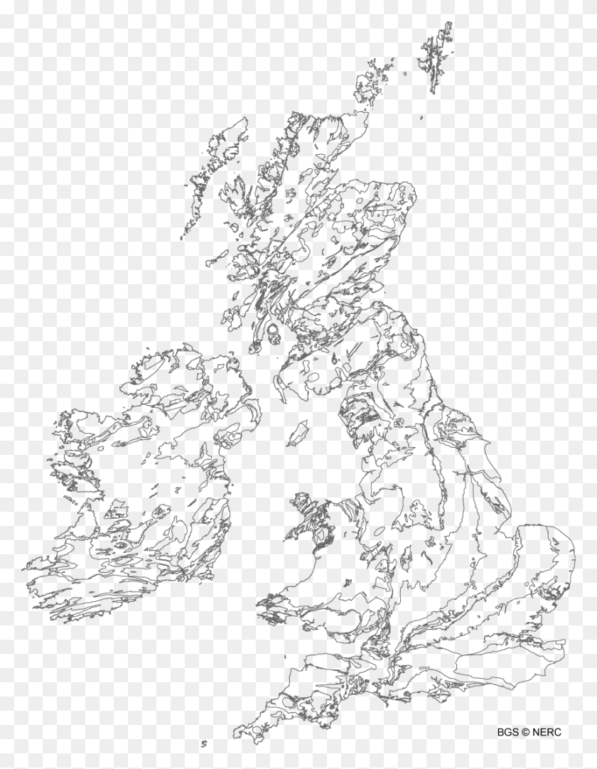 859x1126 Line Work Map, Graphics, Floral Design HD PNG Download