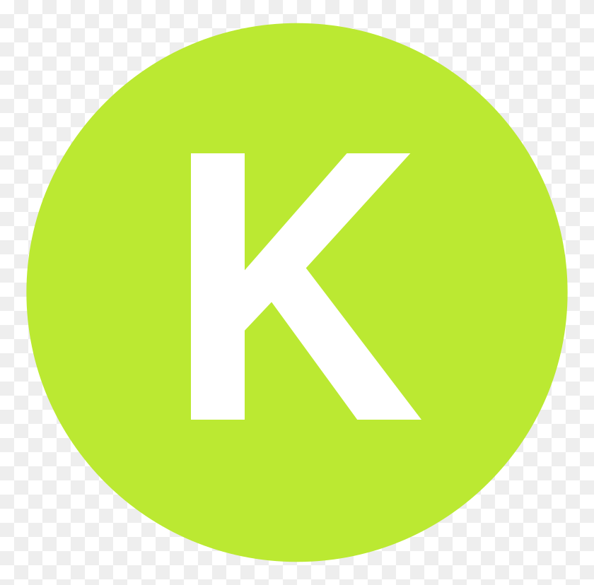 768x768 Логотип Linea K Metro Medellinsvg Wikimedia Commons K Зеленый Логотип, Номер, Символ, Текст Hd Png Скачать