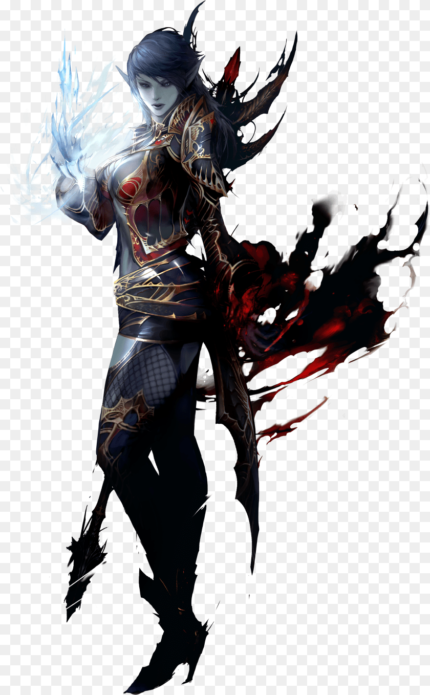 3466x5602 Lineage 2 Charqcter Clipart PNG