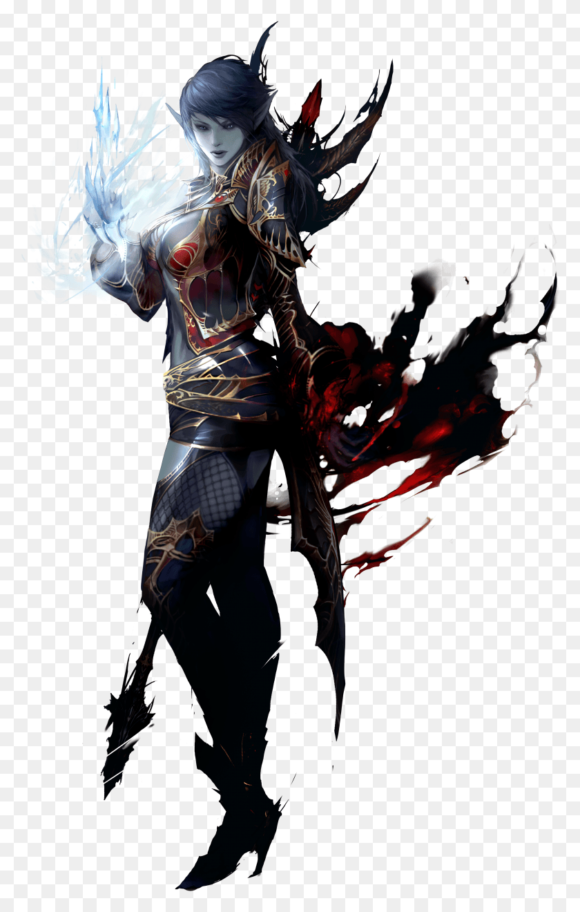 3466x5602 Lineage 2 Goddess Of Destruction HD PNG Download