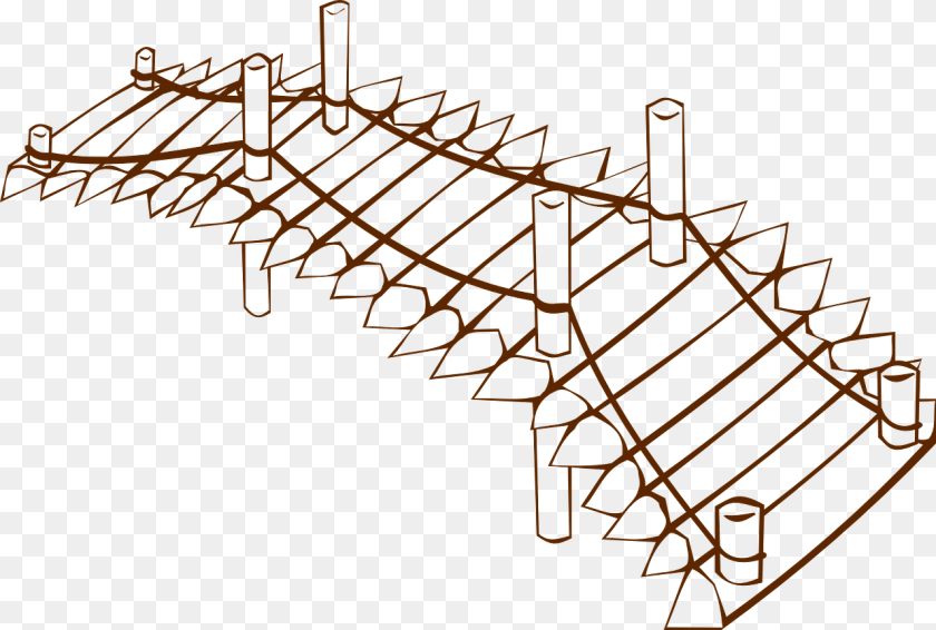 Lineanglestructure Construccion Puente De Madera PNG