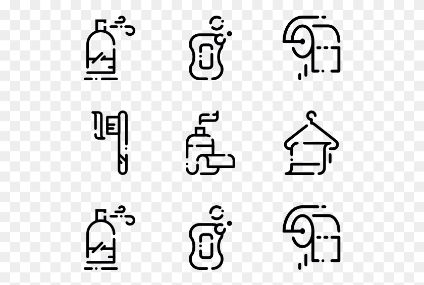 511x505 Linear Hygiene Elements Toilet Icon One Line, Outdoors, Nature, Astronomy HD PNG Download