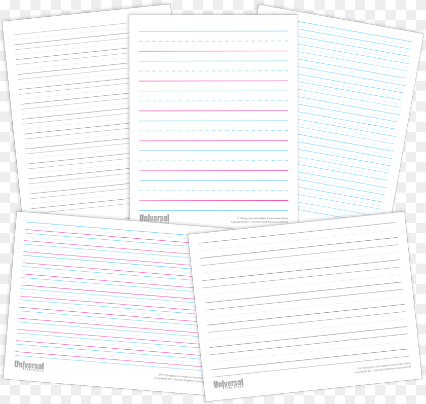 Lined Handwriting Paper Universal Publishing Blog Document, Page, Text Clipart PNG