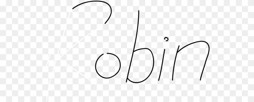 Linelogo Robin Calligraphy, Text PNG