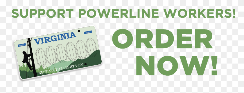 1955x659 Lineman License Plates Are Here If You Have Already, Text, Id Cards, Document HD PNG Download