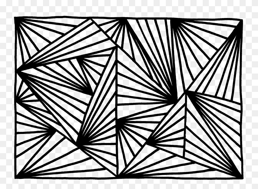 1915x1369 Las Líneas Y Formas Extrañas Crean Un Triángulo Vibrante Y Juguetón, El Espacio Exterior, La Astronomía, Universo Hd Png