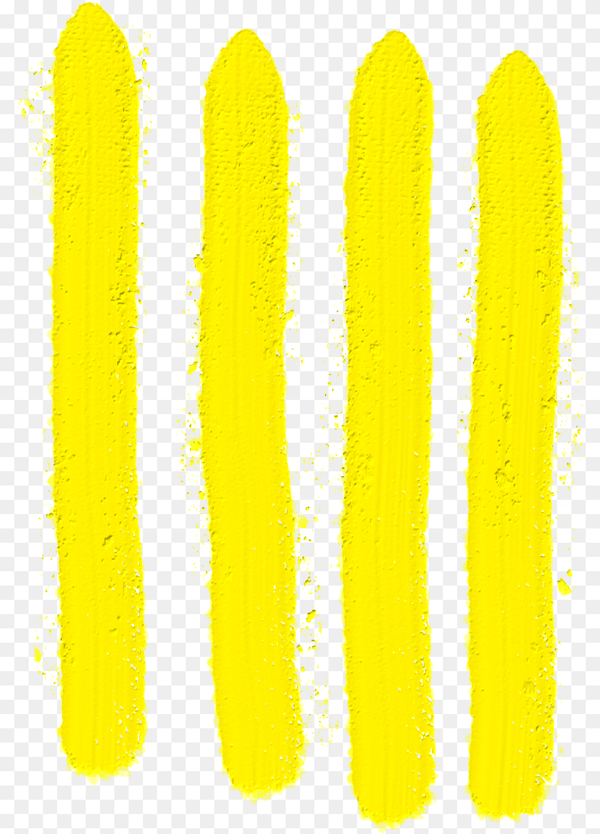 795x1168 Lines Yellow Watercolor Ink Texture Brush Stroke Illustration Transparent PNG