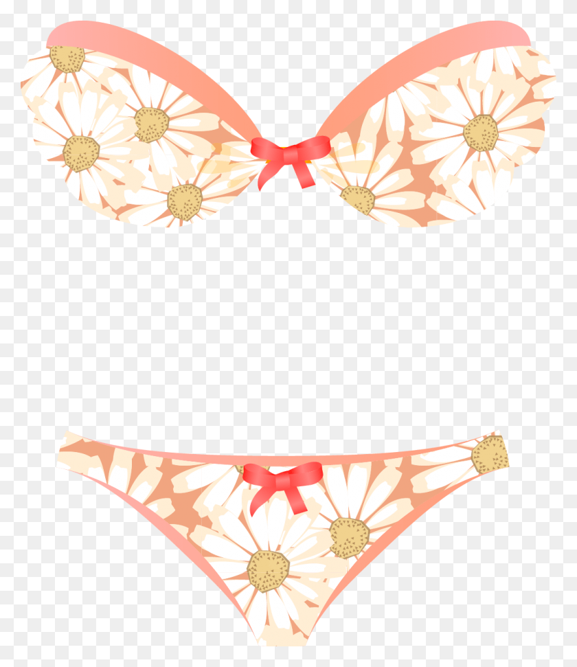 1064x1243 Lingerie Vector Illustration Panties, Clothing, Apparel, Underwear HD PNG Download