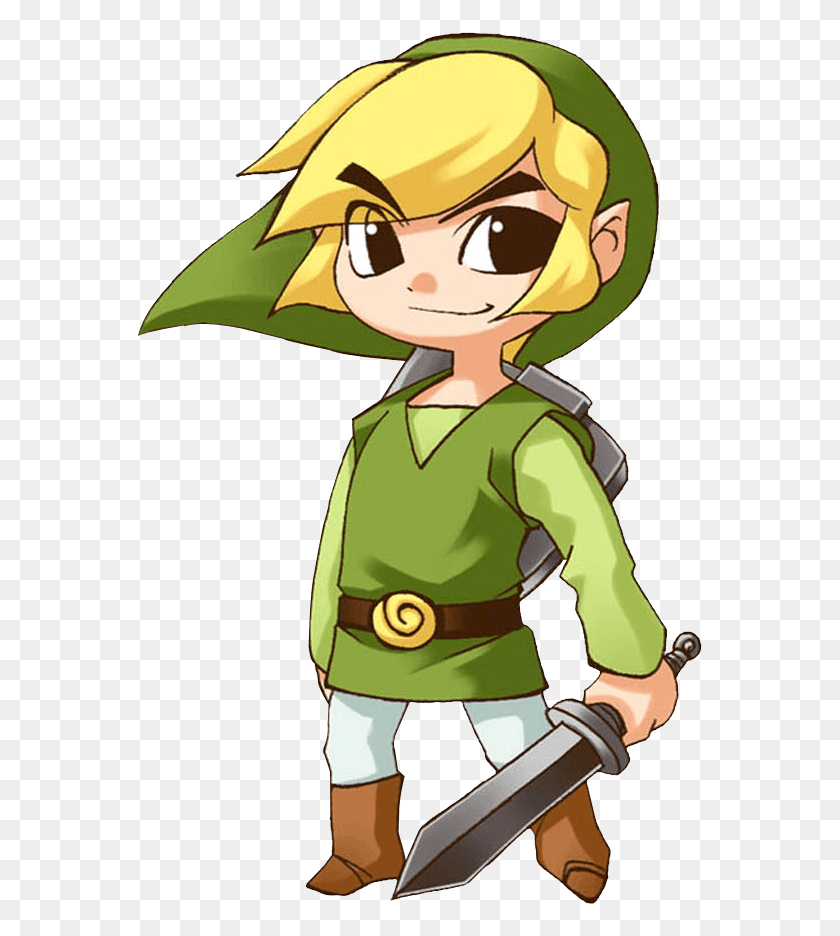 568x876 Link, Elf, Green, Person HD PNG Download
