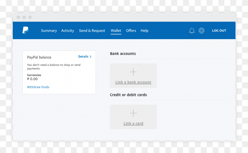 945x558 Link A New Bank Account Paypal Bank Account, File, Webpage, Text HD PNG Download