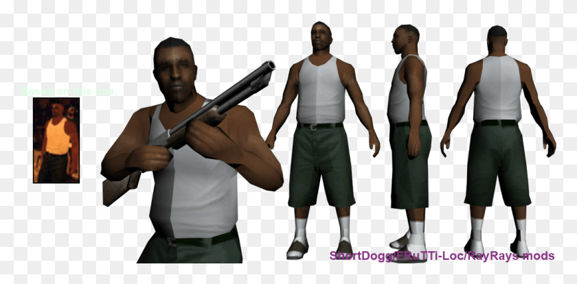1050x477 Descargar Png Link For The Beta Modpack Gta San Andreas Beta Peds, Persona, Humano, Ropa Hd Png