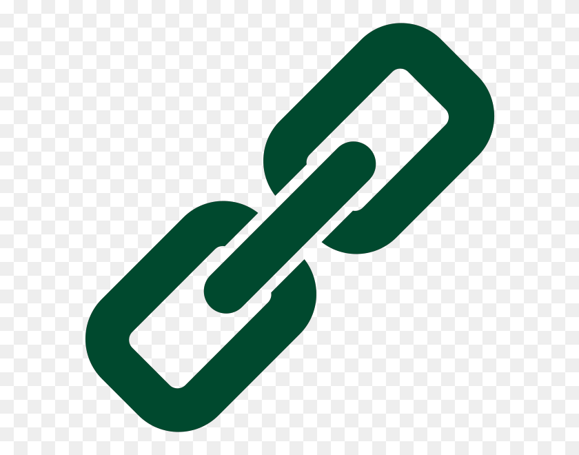 600x600 Link Icon Dark Green Link Icon, Chain, Shovel, Tool HD PNG Download