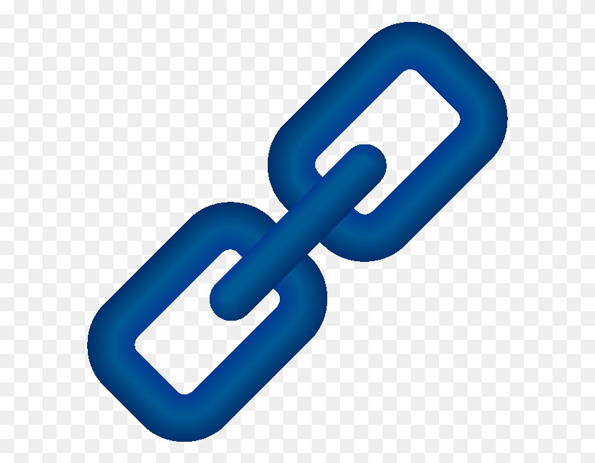595x594 Link Icon1 Navy Blue Link 3d Icon, Chain HD PNG Download
