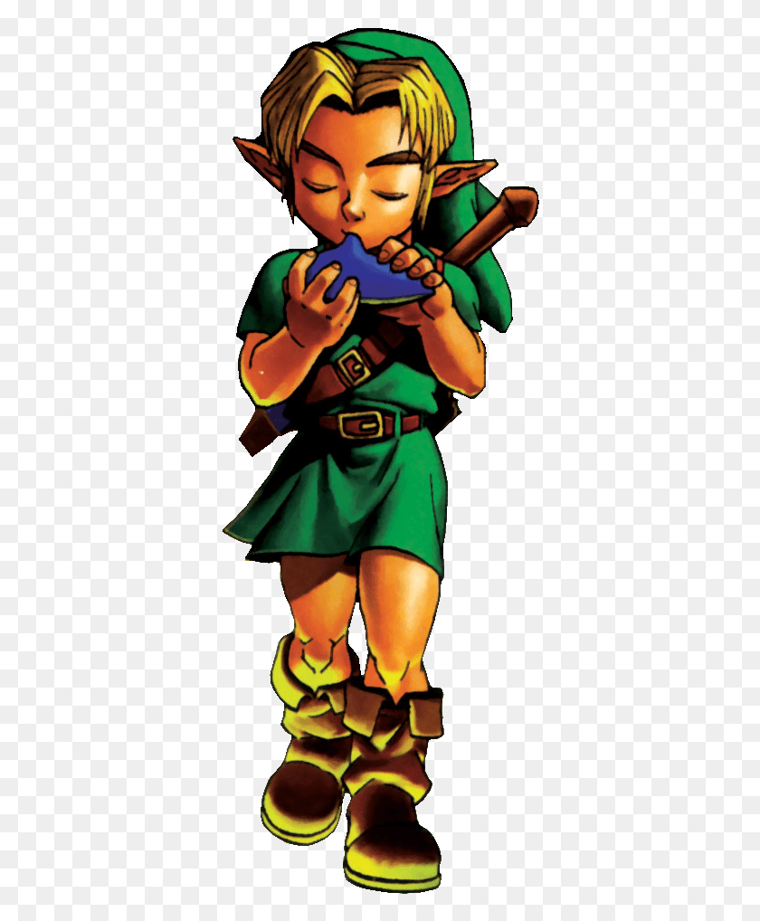 352x958 Link Ocarina Of Time, Costume, Person, Human HD PNG Download