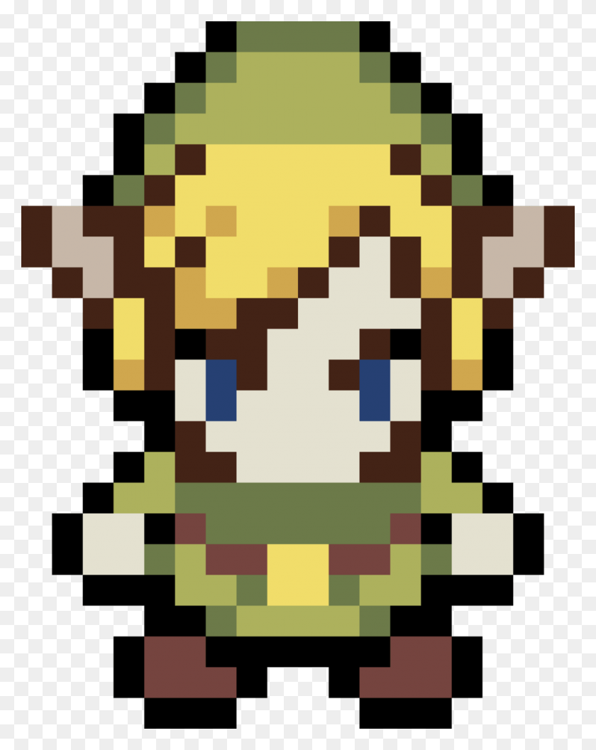 1024x1308 Link Pixel Legend Of Zelda Minish Cap Link, Графика, Коврик Hd Png Скачать