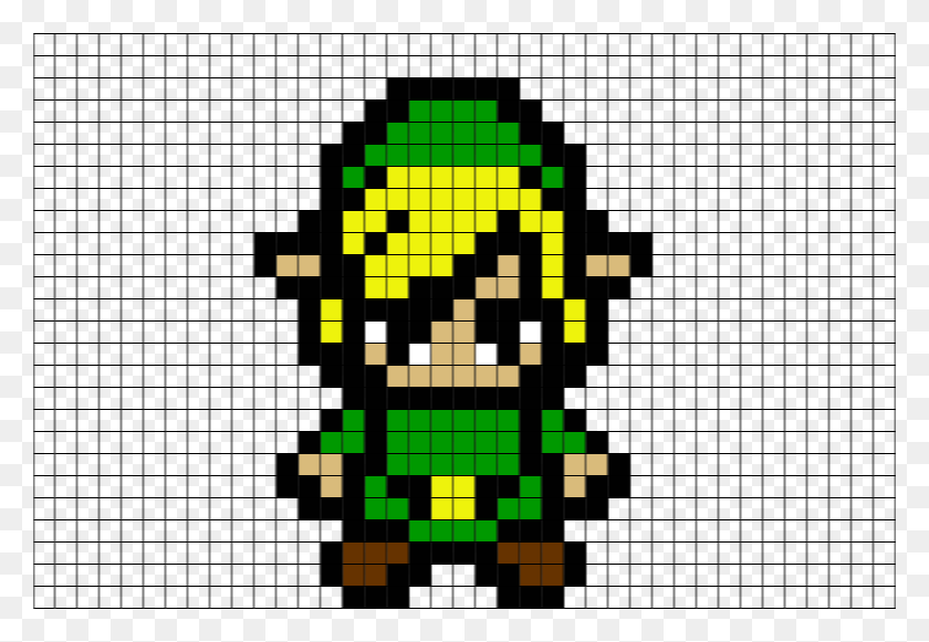780x521 Link Zelda Pixel Art, Текст, Pac Man Hd Png Скачать