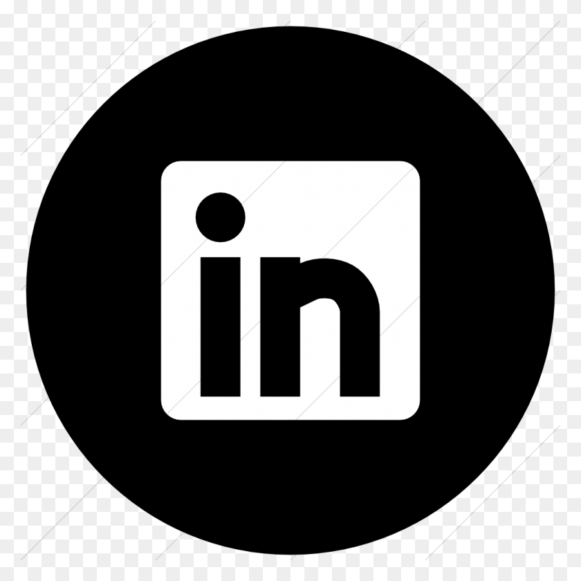 1024x1024 Linkedin Icon Flat Images Round Daily Dot Logo, Number, Symbol, Text HD PNG Download