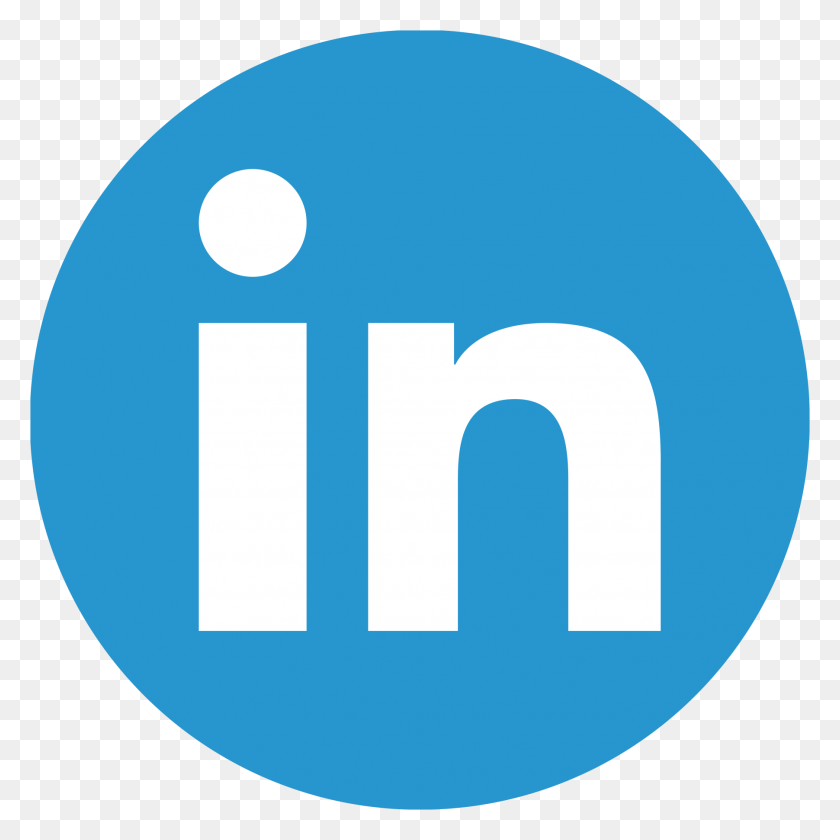 1803x1803 Linkedin Logo Round, Symbol, Trademark, Text HD PNG Download