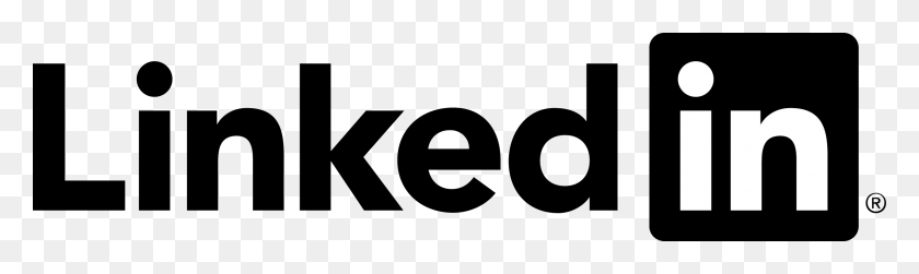 2447x600 Linkedin R Dark Полный Логотип Черный Символ Linkedin, Товарный Знак, Текст, Word Hd Png Скачать