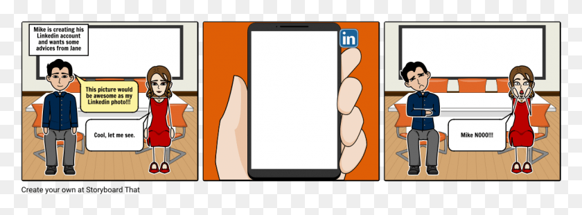 1145x368 Linkedin Wrong Cartoon, Person, Human, Electronics HD PNG Download