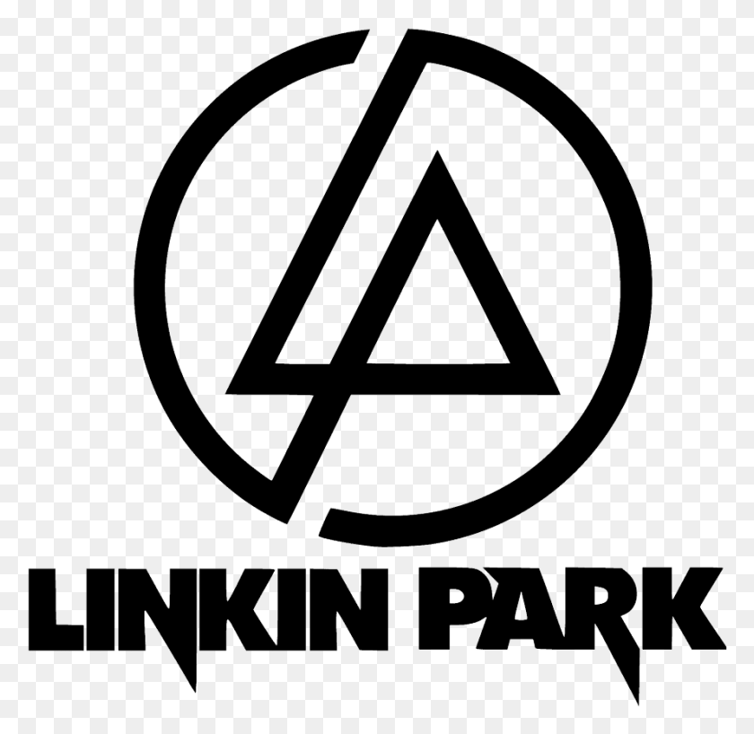 888x863 Descargar Png Linkin Park Logo Linkin Park Band Logo, Triángulo, Símbolo, Símbolo De Reciclaje Hd Png