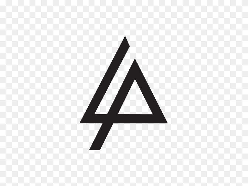 Linkin Park Simple Logo, Triangle, Symbol Sticker PNG