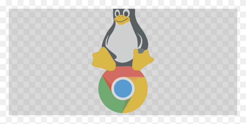 1024x480 Приложения Linux Появились На Бета-Канале Для Многих Chromebook Пингвин Адли, Птица, Животное, Королевский Пингвин Png Скачать