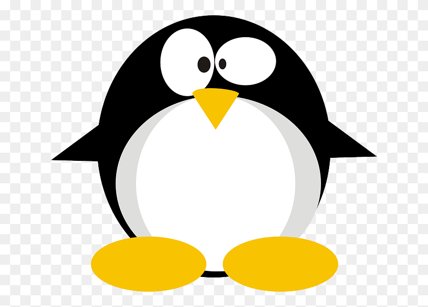 640x543 Linux Logo Crazy Penguin, Bird, Animal, King Penguin HD PNG Download