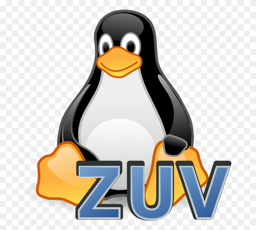 681x695 Linux Logo Flat, Птица, Животное, Пингвин Hd Png Скачать
