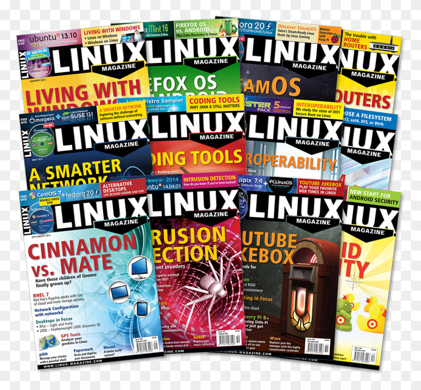 1032x951 Descargar Png / Revista Linux, Cartel, Anuncio, Volante Hd Png