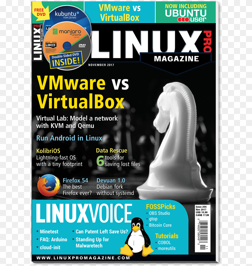 638x887 Linux Pro Magazine Linux Magazine Cover, Penguin, Advertisement, Animal, Bird PNG