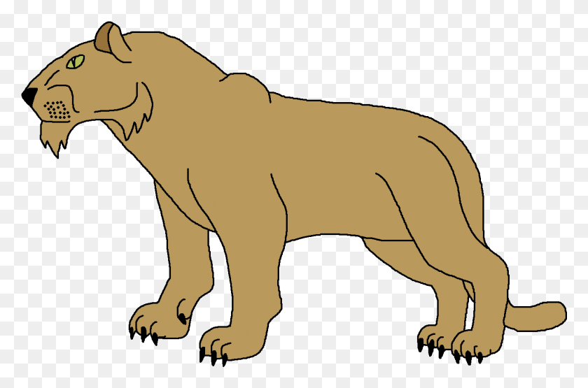 1370x870 Лев, Американский Лев, Доисторический Мир, Дикая Природа, Животное, Млекопитающее, Hd Png Скачать