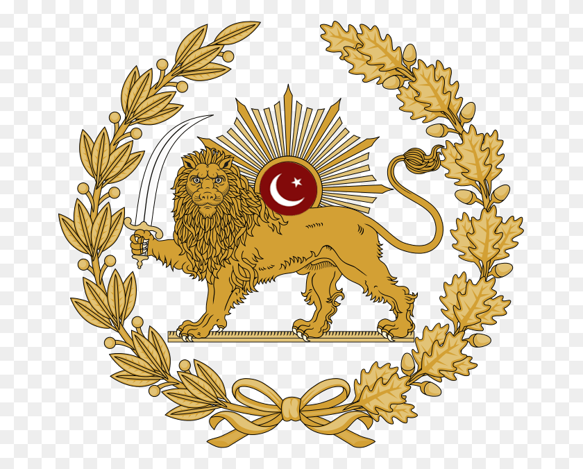 671x616 Lion And Sun Emblem Of Urdustan Lion And Sun, Animal, Symbol, Text HD PNG Download