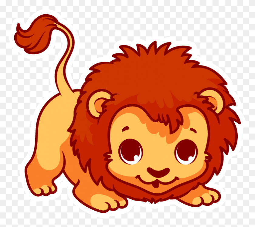 782x690 Lion Cartoon Clip Art Cartoon Lion, Animal, Mammal, Canine HD PNG Download