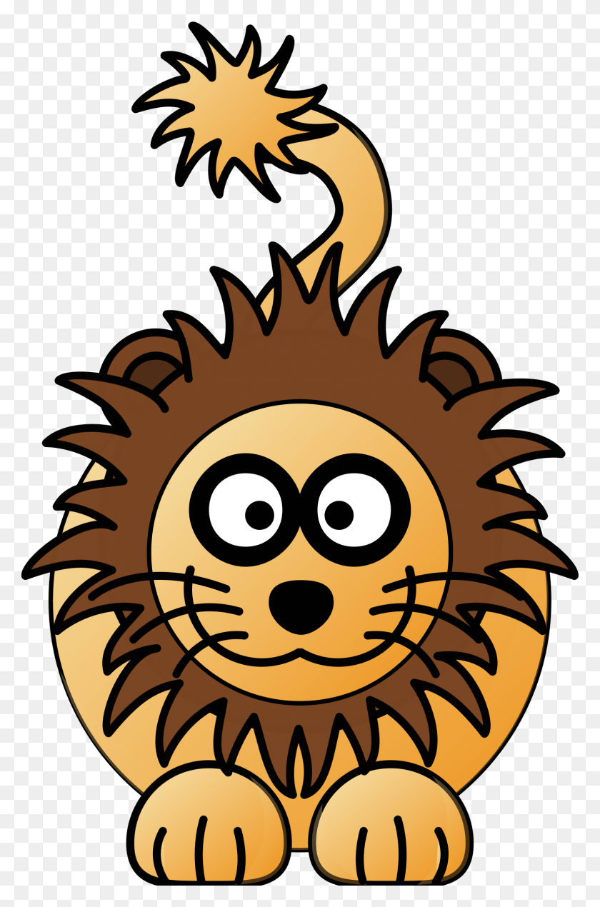 1547x2400 Lion Cartoon Drawing Lion Cartoon Clip Art, Plant, Outdoors, Nature HD PNG Download