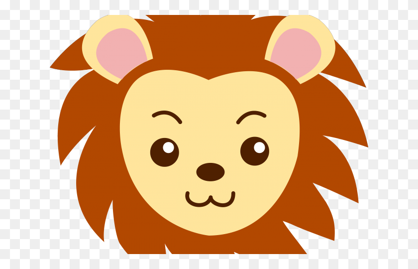 640x480 Lion Cartoon Face Lion Face Drawing Cartoon, Animal, Mammal, Halloween HD PNG Download
