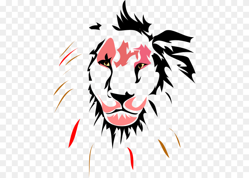 480x600 Lion Clip Art, Person, Logo, Face, Head Clipart PNG
