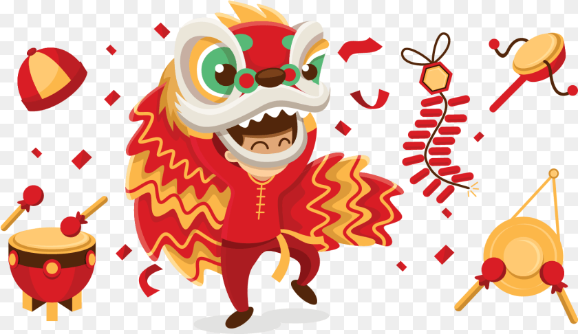 1551x898 Lion Dance Chinese New Year Dragon Chinese Lion Chinese New Year Dynamite, Weapon, Festival, Musical Instrument Clipart PNG