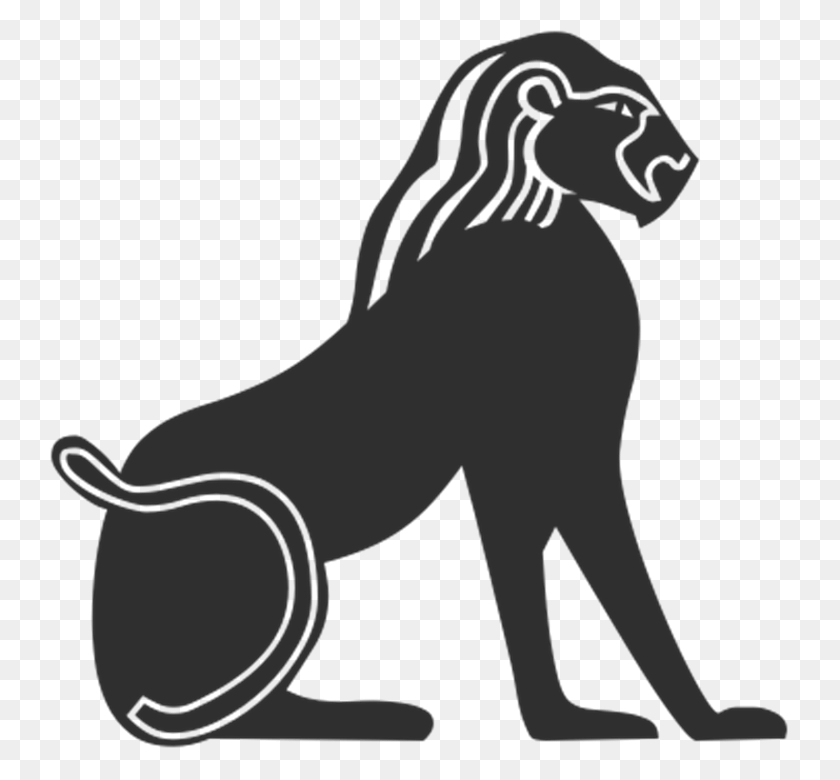 740x720 Lion Egyptian Ancient Egypt Silhouette Clip Art Ancient Egypt Lion Symbol, Statue, Sculpture HD PNG Download
