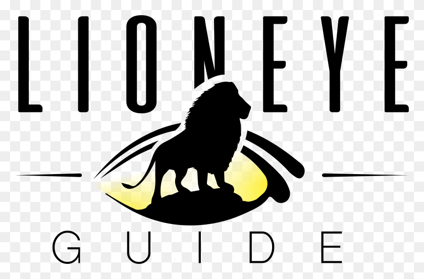 5396x3412 Lion Eye Guide, Label, Text, Symbol HD PNG Download