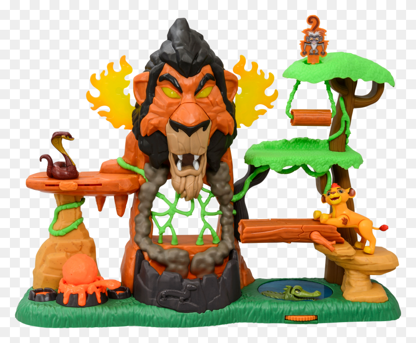 2000x1622 Lion Guard Outlands Playset Large Lion Guard Scar Playset, Plant, Toy, Minecraft HD PNG Download